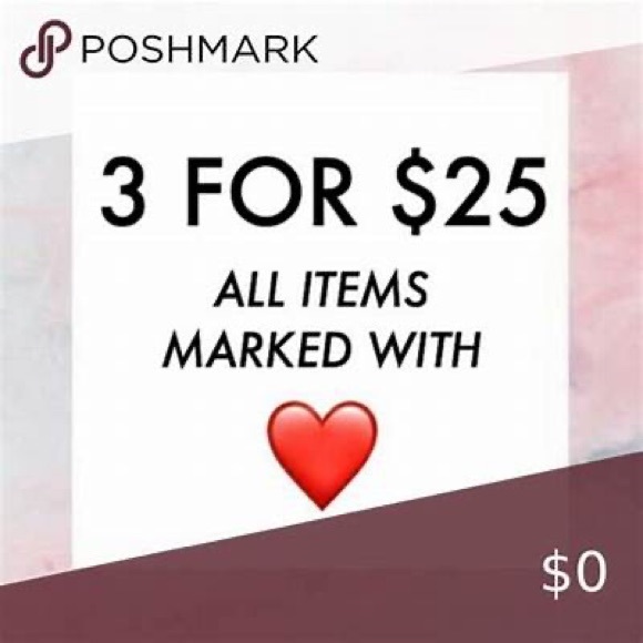 SALE!!!  All items marked with ❤️ are 3 for $25 or 2 for $16! - Picture 2 of 2